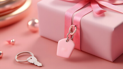 Personalized keychain with initials gift set arranged, Personalized Gifts