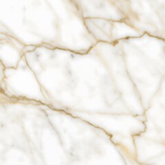 White Marble Texture With Gold Veins Background