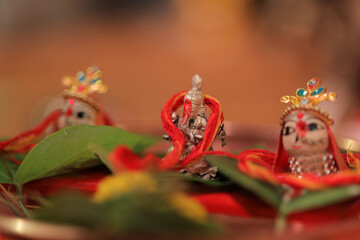 Beautifully crafted Ganesh Murti depicting Lord Ganesha, the Hindu god of wisdom, prosperity, and...