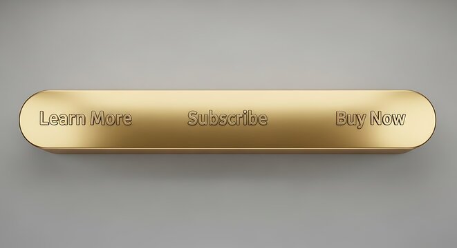 Golden Button with Call to Action Options - Powered by Adobe