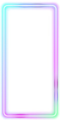 Iridescent Neon Frame