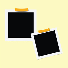 Collage photo effect Photos mock up template background