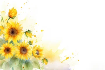 Poster de jardin  Sunflower pattern plant inflorescence.  © Rawpixel.com