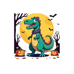 Obraz premium green dragon with a big smile