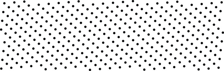 Seamless dotted background. Dots pattern vector. Polka dot background. Dotted repeated texture. Black and white polka dot pattern. Polka dot pattern vector.