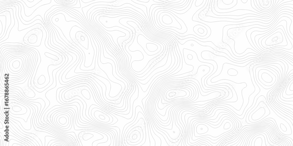 Poster contour abstract map relief land outline. topographic map patterns. white wave paper curved reliefs 
