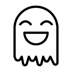 a collection of icons containing ghost emotes such as happy expressions, smiles, sadness and so on