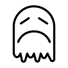a collection of icons containing ghost emotes such as happy expressions, smiles, sadness and so on