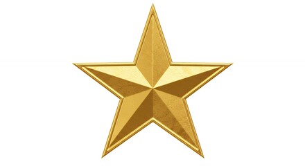 Fototapeta premium Golden star design element commercial use