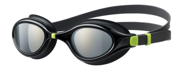 Swim goggles with photochromic lenses for varying light conditions in outdoor swimming