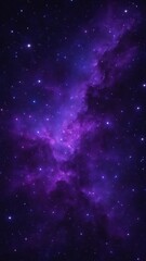 Obraz premium Vibrant cosmic purple nebula illustration.