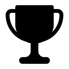 Trophy icon. Winner cup icon