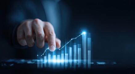 Digital Business Growth Graph - Interactive Data Visualization.