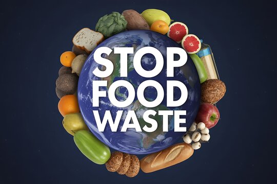 Protect our planet fight food waste for a sustainable future together now