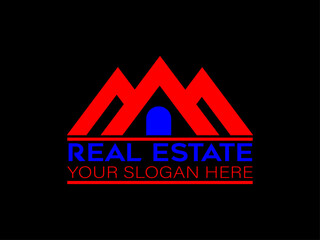 Luxury real estate logo design	
