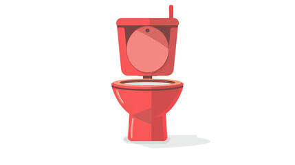 World Toilet Day sanitation logo, flat design, isolated on white background
