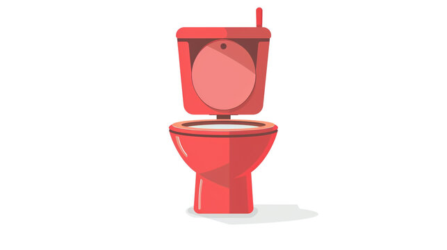 World Toilet Day sanitation logo, flat design, isolated on white background