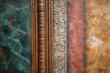 Faux Painting Sampler: A Display of Various Finish Techniques