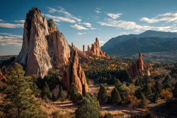 Fototapeta premium Garden of the Gods Colorado Springs Colorado Landscape