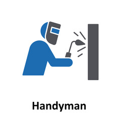 Handyman Icon Which can easily modify or edit