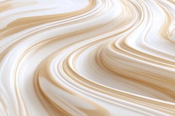 Light Creamy Swirls in Smooth Abstract Background Design