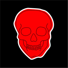 Skull Cartoon Illustration