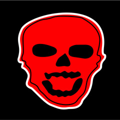 Skull Cartoon Illustration
