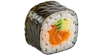 Isolated Sushi Roll