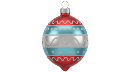 Isolated Christmas Ball Ornament