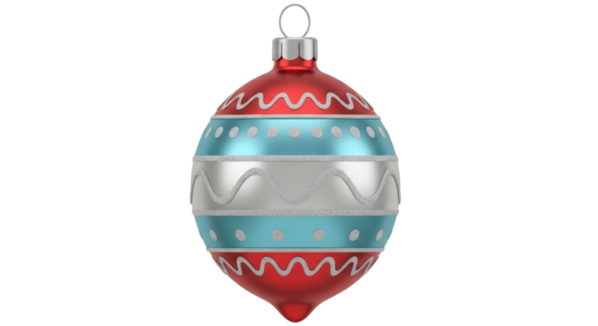 Isolated Christmas Ball Ornament