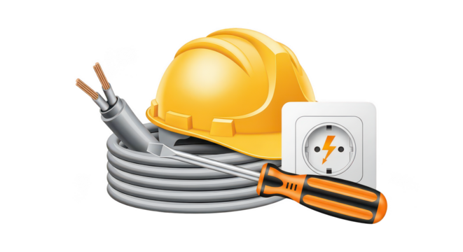 Electrical Work Tools Safety Gear - Powered by Adobe