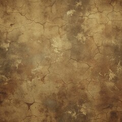 Grunge Texture with Cracked Paint in Muted Earth Tones for Vintage Poster Design