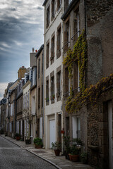 Streets in Granville, the city in Normandy
