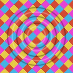 Concentric circles pattern