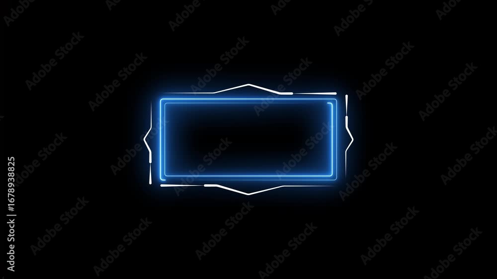 Poster futuristic hud interface screen design. sci-fi virtual reality technology view display. abstract fut