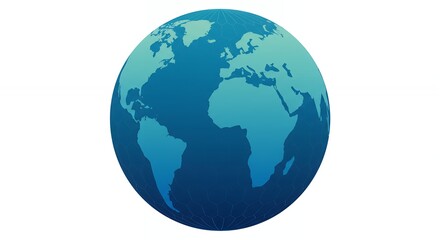 Naklejka premium Simple earth graphic design for presentation purposes