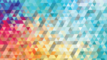 Vibrant Abstract Background of Interlocking Triangles