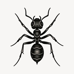 Fototapeta premium Detailed illustration of ant.