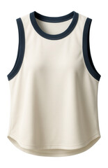 Women's loose-fit tank top with dropped armholes