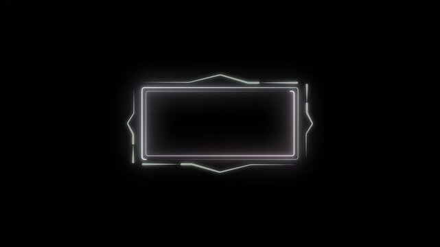 Futuristic HUD Interface Screen Design. Sci-Fi Virtual Reality Technology View Display. Abstract future concept science virtual graphic.