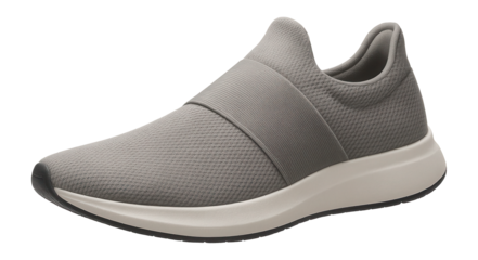 Minimalist running sneakers with a sleek silhouette and slip-on design