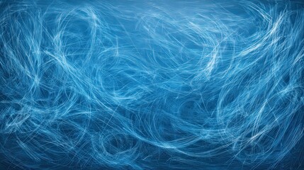 An abstract digital background featuring swirling blue lines, creating a sense of fluidity and movement.