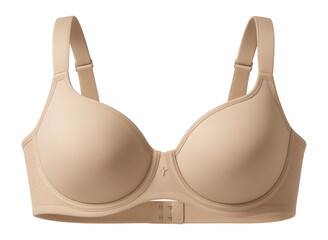 Full coverage bra with wide side wings and cushioned shoulder straps