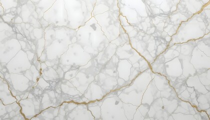 Clean White Marble Background with Elegant Grey Patterns