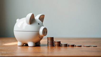 Financial Growth and Investment Concept with Money, Currency Notes and Business Planning