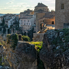 Fototapeta premium Spain, Cuenca. Castile La Mancha. Travel and tourism in Europe. Spanish Architecture and History 