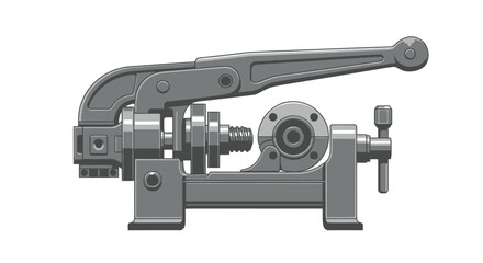 Detailed Mechanical Device Illustration.