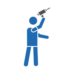 Mechanic Vector Icon which can easily modify or edit
