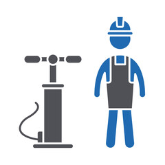 Heavy lifting Vector Icon which can easily modify or edit