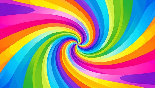 Vibrant swirling rainbow pattern (1)